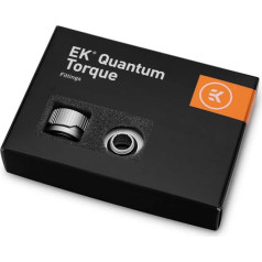 EKWB EK-Quantum Torque HDC 16 Satin Titanium Compound sudraba krāsā, 6 gab.