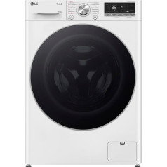 LG Electronics W4WR70961 A/D klases veļas mazgāšanas un žāvēšanas mašīna ar priekšējo iekraušanas ierīci 9-6 kg 1360 RPM AI Direct Drive Wi-Fi Dziļā tīrīšana ar tvaiku TurboWash Aqualock veļas mazgāšana 62 x 60 x 85 cm, balta