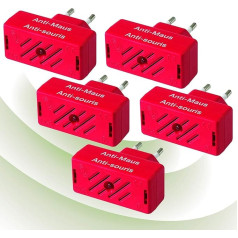 ISOTRONIC Peļu atbaidītājs / grauzēju atbaidītājs ar ultraskaņu, atbaidītājs pret pelēm un žurkām, elektriskais, dzīvnieku atbaidītājs bez peļu slazda un žurku indes (5)