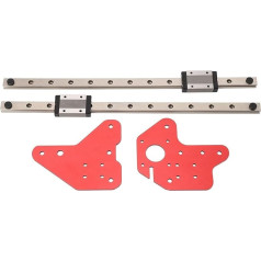 Lineārā slīdceliņa sliedes rokasgrāmata Double Z Axis Kit 3D printera piederumu komplekts Ender-3 DIY CNC frēzmašīnām, lineārām vadotnēm, lineārajām vadotnēm