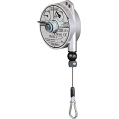 Planetary G30058 Spring with Die-Cast Aluminium Casing Locking Bar with internal Jack Lock, TCN 9348 – 6.0 lb – 8 kg, Cable Length: 2.5 m Stainless Steel Wire Rope Diameter 2.5 mm