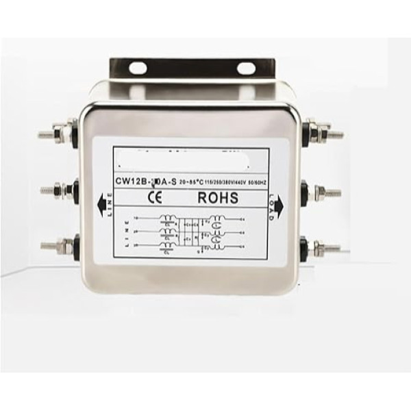 CW12B-6A/10A/20A/30A/40A/50A/60A-S dreifašizers, dreifējošais eingangsleistungsfilter(CW12B-10A-S)