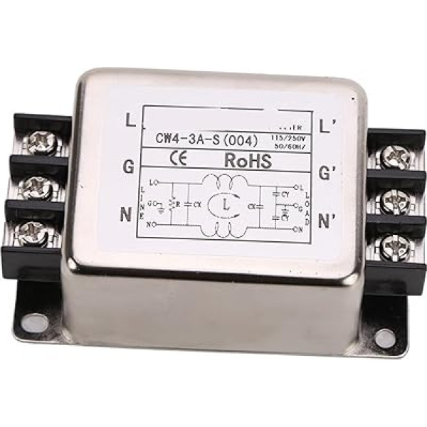 CW4-3A/6A/10A/20A/30A-S 004 Netzteilfilter einphasiger AC 220V Anti-Interferenz-Primärfilter (CW4-3A-S 004)