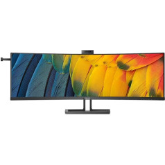 45 colių 45b1u6900ch va išlenktas hdmix2 dp usb-c hdr monitorius turi kamerą