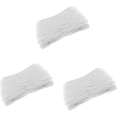 BESPORTBLE Pack of 3 Absorbent Rope for Potted Plants, ūdens uzglabāšanai, puķu podi, augu salmiņi, pašapūdeņošanās, automātiskā pilienveida apūdeņošana, dakts, telpaugi, hidroponikas piederumi