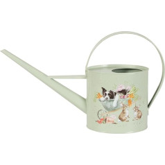 Wrendale Designs By Hannah Dale Sleeping on the Job' Border Collie and Rabbit Watering Caning Can