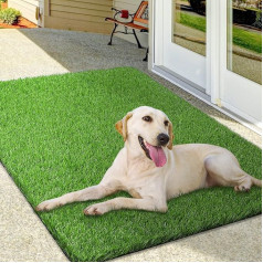 OLanto Mākslīgā zāle Mat Lawn Front Door Mats for Indoor Outdoor Realistic Mākslīgā zāle paklājs suņu ieejas Patio RV Home Decor 36 x 47 collas