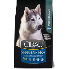 cibau sensitive fish medium & maxi - sausas maistas šunims - 12 kg