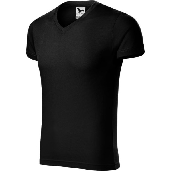 Slim Fit T-krekls ar V veida kakla izgriezumu M MLI-14601 / L