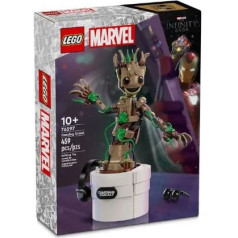 marvel super varoņi ķieģeļi 76297 dancing groot