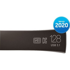 Samsung bar plus titan pelēka usb 3.1 128gb atmiņas karte