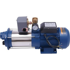 1800W 4000L/H Kreiselpumpe Gartenpumpe, mit Schalter Centrifugal Jetpumpe Hauswasserwerk, für Rohrleitungsunterstützung und Wasserversorgung