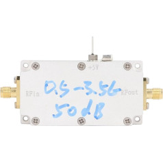 BTCKFC Signalquellenaufbereiter 0,5-3,5 GHz, 50 dB Verstärkung, 0,8 dB, rauscharm, programmierbares GPS-Signalaufbereitungsgerät, 5,0 V