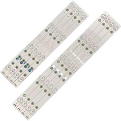 ANAIUCY 40 Stück/5 Satz LED-Streifen priekš 43UG620V 43UJ620V 43UJ6200-UA TH-43FX680C SW43D09L-ZC22AG-02 43U4700la 43E388G SW43D09R