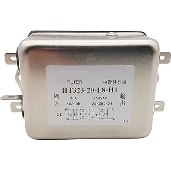 Direkter Stromversorgungsfilter HT323-20-L8-H1 220V 20A Anti-Interferenz-Stromreinigung