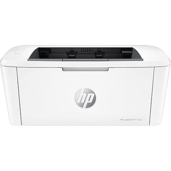 HP LaserJet M110we mono lāzera printeris, bezvadu melnbaltais printeris (HP+ AirPrint), iekļauts HP tūlītējās tintes 6 izmēģinājuma mēneši