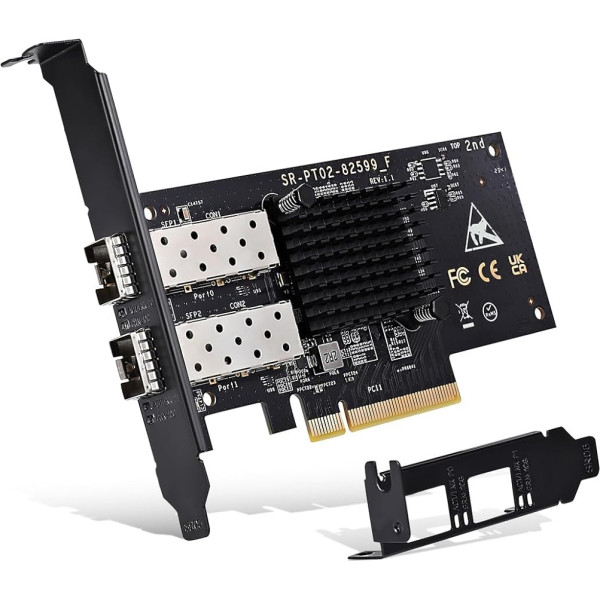 10Gb Dual LAN SFP+ PCI-e tinklo kortelė, 