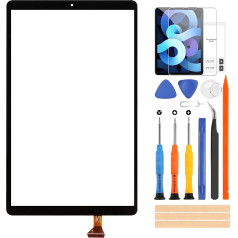 ARSSLY Skārienjūtīgais ekrāns priekš Samsung Galaxy Tab A 10,1 collu 2019 T510 T515 SM-T510 SM-T515 Rezerves digitālizators T510 T515 Skārienjūtīgais ekrāns Stikla panelis ar remonta rīkiem (bez LCD displeja)