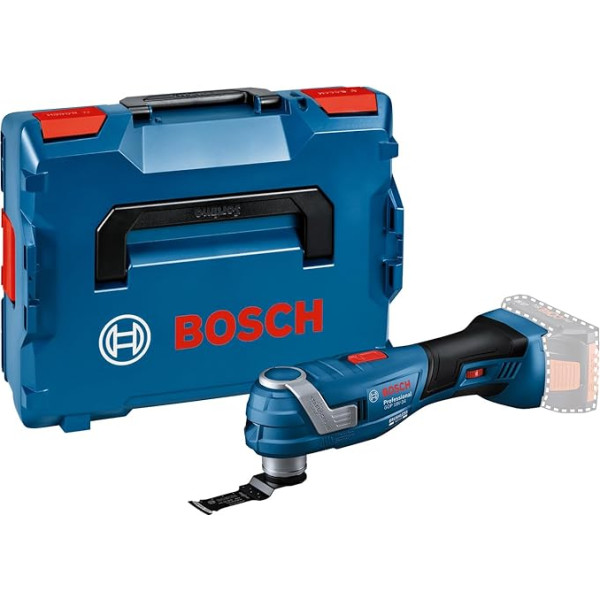 Bosch Professional 18 V sistēmas akumulatora multipļāvēja GOP 18V-34 (bürstenloser Motor, Vibration Control, 180 mm schlanker Griff, inkl. 1x Sägeblatt, L-BOXX)