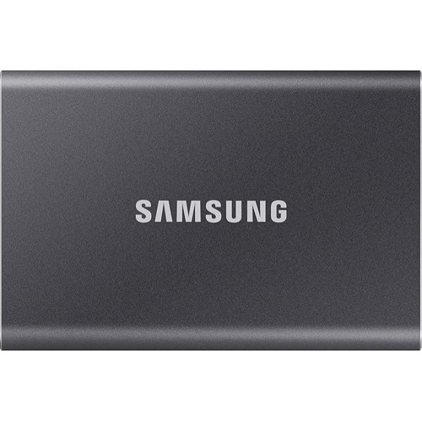 Samsung T7 Portable SSD - 500 GB - USB 3.2 Gen.2 ārējais SSD diskdziņš, titāna pelēks (MU-PC500T/WW)