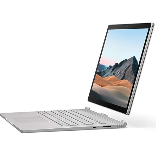 2017 Microsoft Surface Book 2 ar Intel Core i5-7300U (13,5 collu, 8 GB RAM, 256 GB SSD) (QWERTY angļu valodā), platīna (atjaunots)