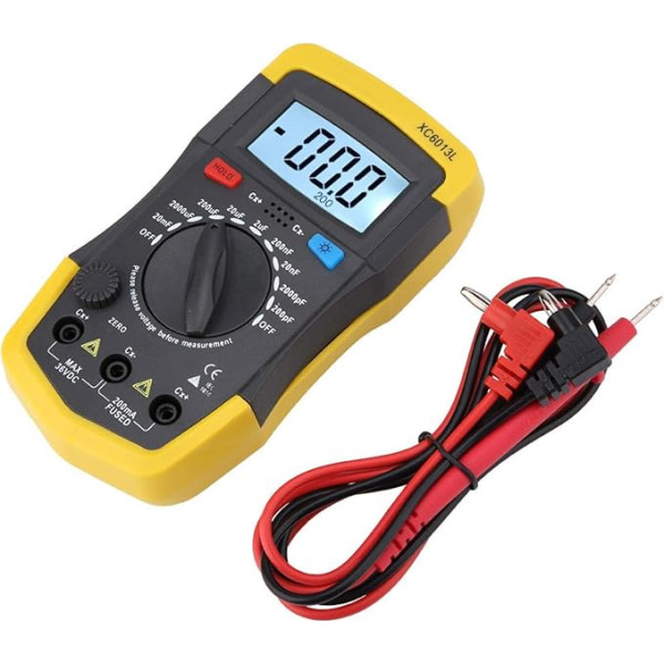 Kondensatortester LCD Digitaler Kapazitätsmesser Kondensatortester Meter mF uF Circuit Gauge