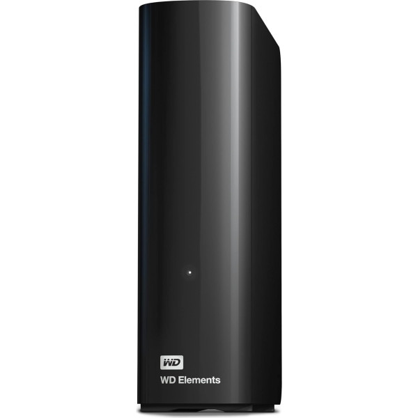 WD Elements 22 TB galddatora datu glabātuve, ar USB 3.0 saderīgs galddatora datu glabātuve, papildu datu glabātuve fotogrāfijām, mūzikai, videoklipiem un citiem failiem, triecienizturīgs, mehāniskais cietais disks, melns