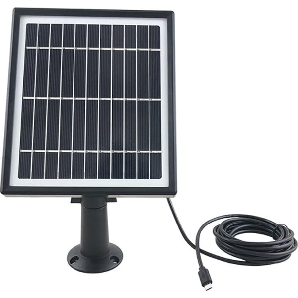 12 Volt/24 Volt Solarpanel-Kit Hocheffiziente monokristāla Solarpanel wasserdichtes Tablade Ladegerät Solarbereich 5V Mikro USB for die Sicherheit der Kameraüberwachung für Off-Grid-Anwendungen