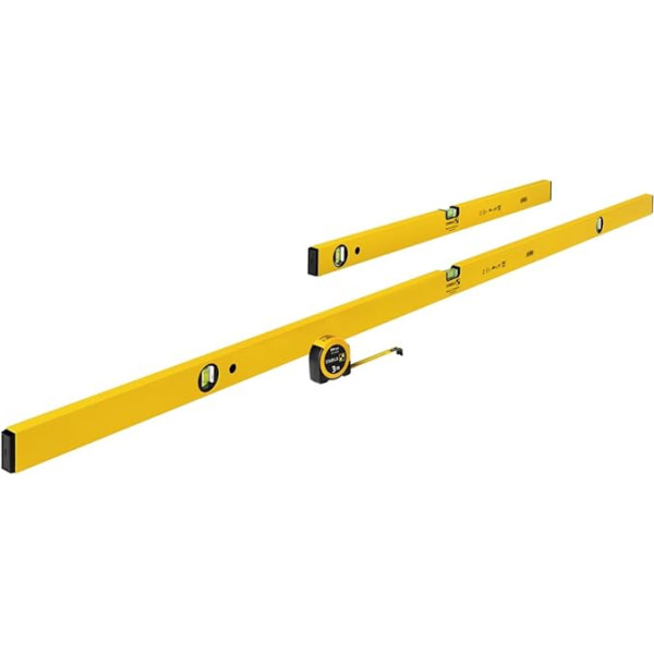 STABILA spirta līmeņrāži Classic 70-3-180, 3 daļas: Tips 70-2/180 cm, Tips 70/80 cm, BM 150/3 m.