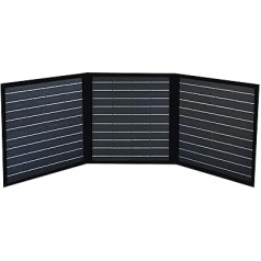 enjoy solar® Salokāms saules bateriju maiss ar monokristālu paneli (50 W)