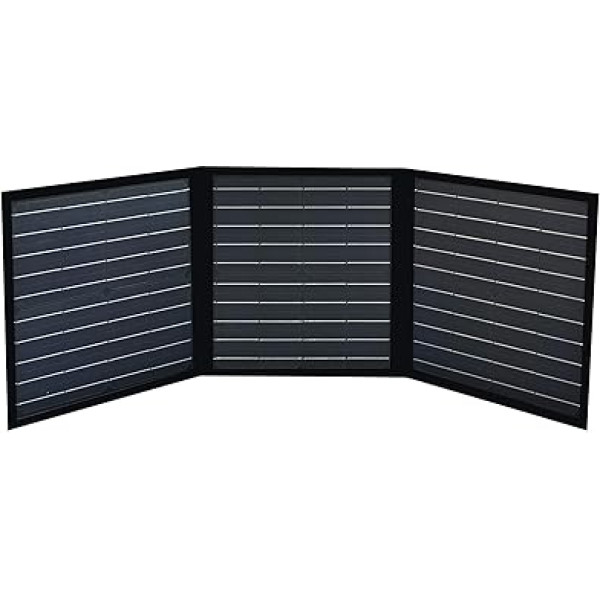 enjoy solar® Salokāms saules bateriju maiss ar monokristālu paneli (50 W)