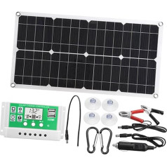 Yardwe 1 Satz Not Ladegeräte Schuppen-solar-kit Fernbedienungshalter Autobatterieladegerät Ladegerät Für Solarbatterien Solarpanel Einkristallines Silizium Ring