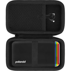 Aenllosi cietais futrālis, saderīgs ar Polaroid Hi-Print - 2. paaudzes Bluetooth savienoto 2x3 kabatas fotoprinteri, melns (tikai futrālis), melns, vienkāršs