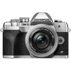 Olympus OM-D E-M10 Mark IV Micro Four-Thirds sistēmas kameras komplekts 20 MP sensors