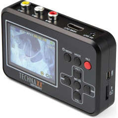 Technaxx TX-182 Video Grabber Live Stream Function, Plug and Play, Includes Video Editing Software