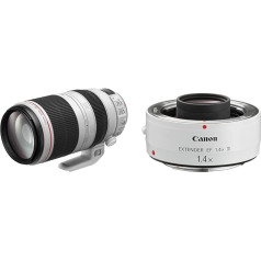 CANON objektīvs EF 100-400 mm f/4.5-5.6 L is II USM un multiplikators EXT EF 1.4X III