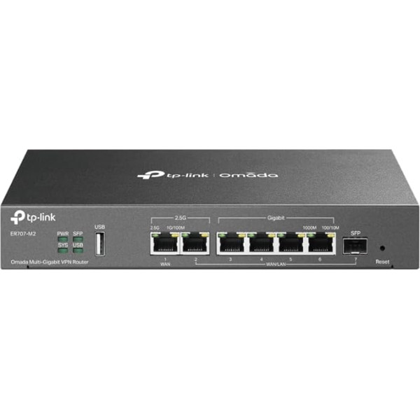 TP-Link SafeStream ER707-M2 Gbit M-WAN VPN maršrutētājs