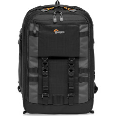 Lowepro Pro Trekker BP 350 AW II, brīvdabas kameru somas, kameru mugursoma ar pārstrādāta auduma apdari, piemērota 15 collu klēpjdatoram vai planšetdatoram, MaxFit sadalītāji, aizsargā pret laikapstākļiem, bezspoguļa vai DSLR kameras futrāli