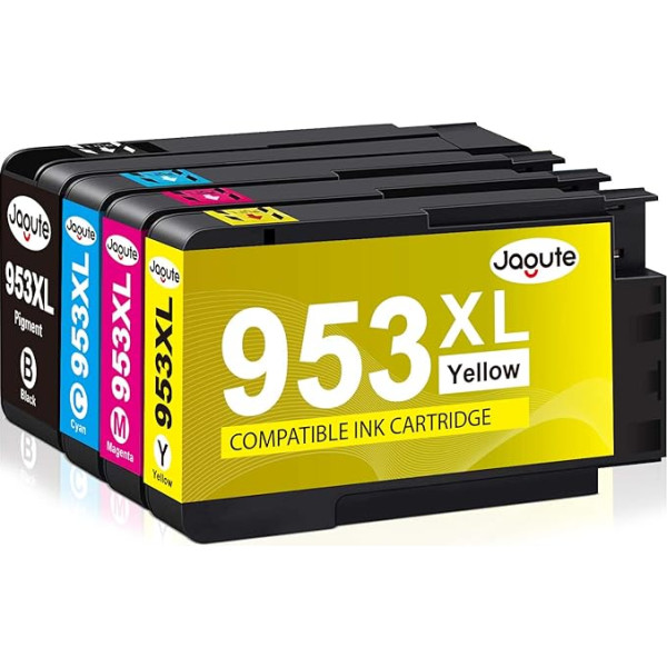 Jagute 953XL 953 XL daugiapakopės spausdintuvo kasetės suderinamos su HP 953XL kasetėmis 953 daugiapakopės kasetės suderinamos su HP Officejet Pro 7740 7720 8710 8210 8720 7730 8218 8715 8718 8725 spausdintuvu (4