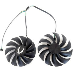 SISS Grafiskās kartes ventilators, videokarte, Grafiskās kartes ventilators priekš ZOTAC Gaming RTX 3070 Twin Edge, komplekts 2x, GA92S2U, GAA8S2U (A+B komplekts)