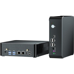 Mavsloly Mini dators ar Core i9-9880H, 32GB RAM, 1T SSD galddators, 4K@60Hz, 2*HDMI, 1*DP, trīskāršs displejs, Dual LAN, VESA, optiskais, Wi-Fi 6E, Bluetooth 5.3, Windows 11 Pro