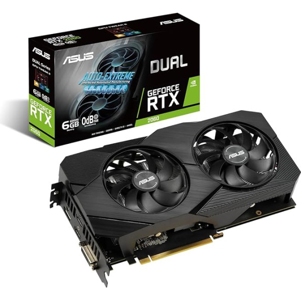 Asus dual RTX2060 EVO 6 GB GDDR6 grafikas karte