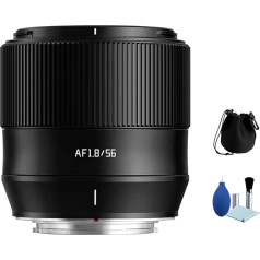 TTARTISAN APS-C 56mm F1.8 AF autofokusa autofokusa AF Prime objektīvs ar fiksētu fokusu un lielu atvērumu Sony E montāžas bezspoguļa kamerām A7RII A7RIII A7RIV A7S3 A7MIII A7C A9 A6600 A6400 NEX-3 utt.