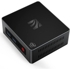 KUYIA Mini PC Mini Desktop Micro PC Windows 10 8GB RAM 128G SSD Celeron J4125 (līdz 2,7 GHz) Dual WiFi (2,4G + 5,8G) Ethernet 1000M USB 3.0X4 BT4.0