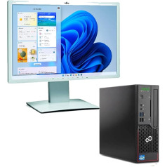 Pcrenewed lietošanai gatavs datora galddators, Intel i5 dators, 8 GB RAM, 256 GB, biroja pakete, W 11 Pro un Wi-Fi Stick (atjaunots) (Dators + 22