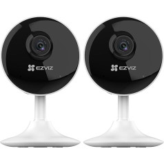 IP-камера EZVIZ 1080P WLAN, внутренняя камера наблюдения с двухсторонним аудио, магнитное основание для легкой установки, детекция движения, ночно