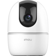 Imou A1 2MP iekštelpu kameras, Full HD 1080P, mākslīgais intelekts, cilvēku un neparastas skaņas noteikšana, H.265, divvirzienu audio, platleņķa objektīvs, melna, (diametrs x augstums) 77,4 mm x 106,1 mm, IPC-A22EP-B-V2