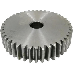 LYMFE Industrielles Stirnradgetriebe Stirnrad 1M44/45/46/47/48/49/50/51T Rohloch 6/8 mm Ritzel 45# Kohlenstoffstahl Material Motorgetriebe 10 mm (Izmērs : 1M50Teeth-bore 8 mm)