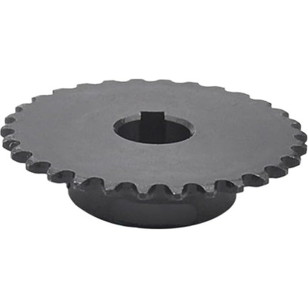 LYMFE Rūpnieciskā Stirnradgetriebe 40 zobu 04C Kettenrad 45# Stahl Industriekettenrad mit Keilnutbohrung Motorkettenantriebskettenrad 14-20mm Bohrung (izmērs: 19mm (6x2.8mm), krāsa: 04C 40T)