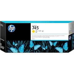 HP 745 (F9K02A) Original Tintenpatrone für DesignJet, Gelb, 300 ml